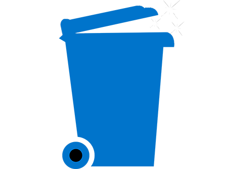 Logo Trash Bin